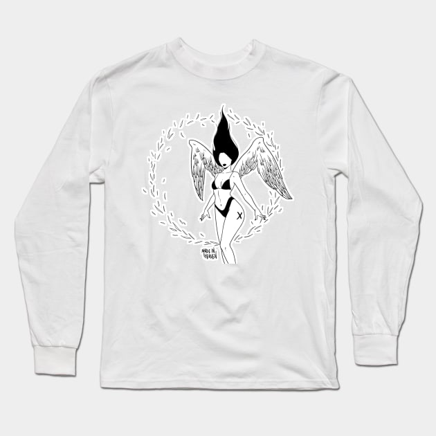 Build Your Wings Long Sleeve T-Shirt by Made In Heaven